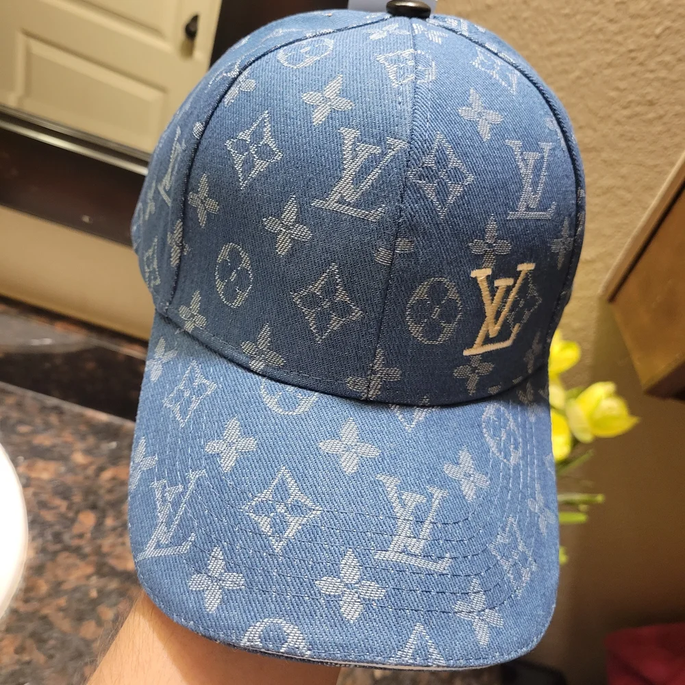 Louis Vuitton Denim Blue Monogram Hat - Picture 9 of 10
